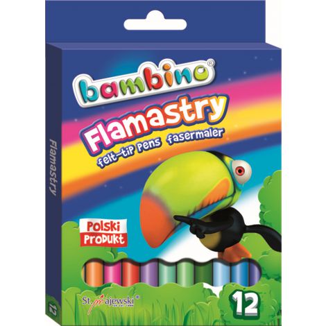 Pisaki Bambino, 12 kolorów - 3